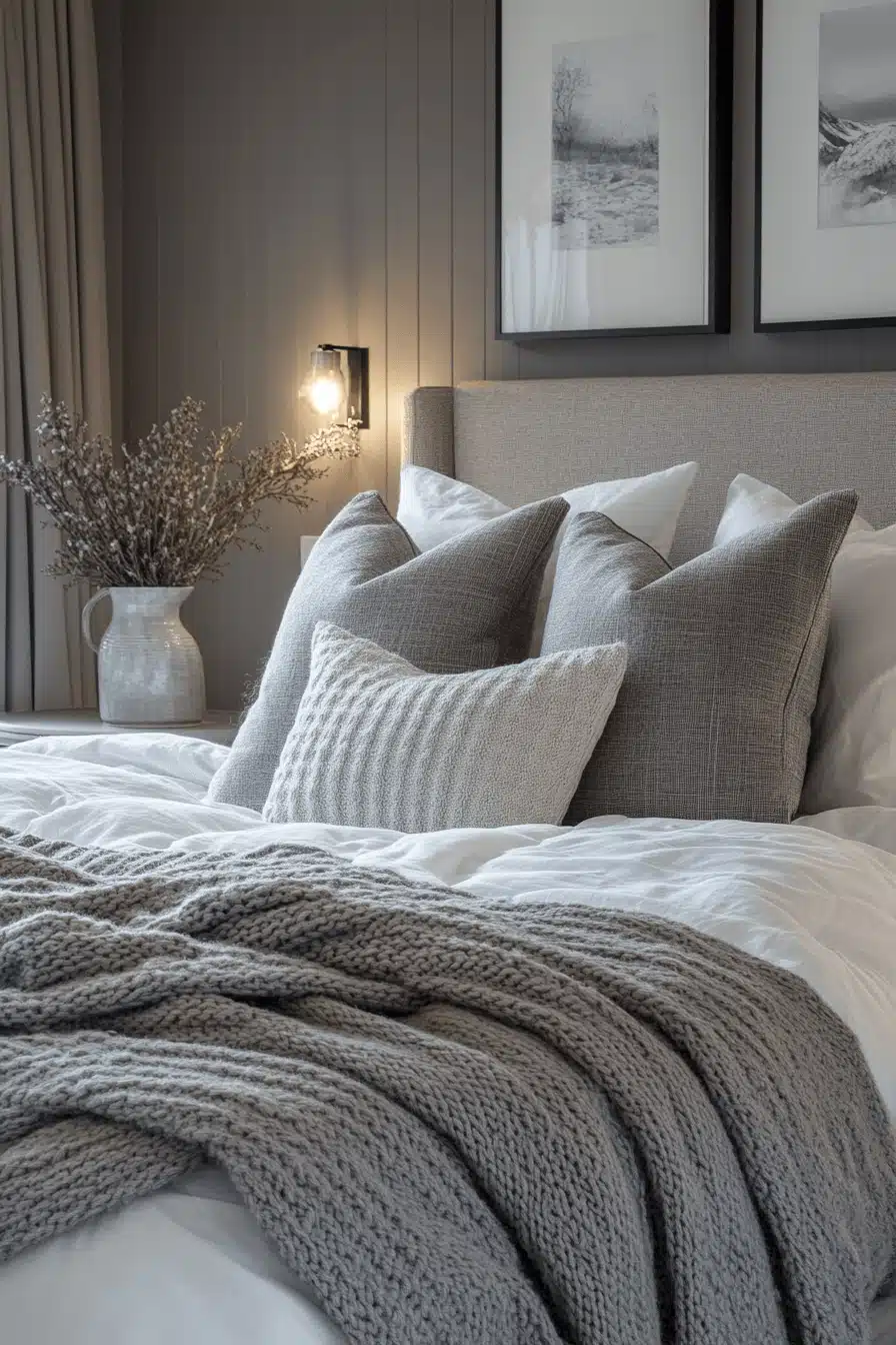 black and white cozy bedroom ideas