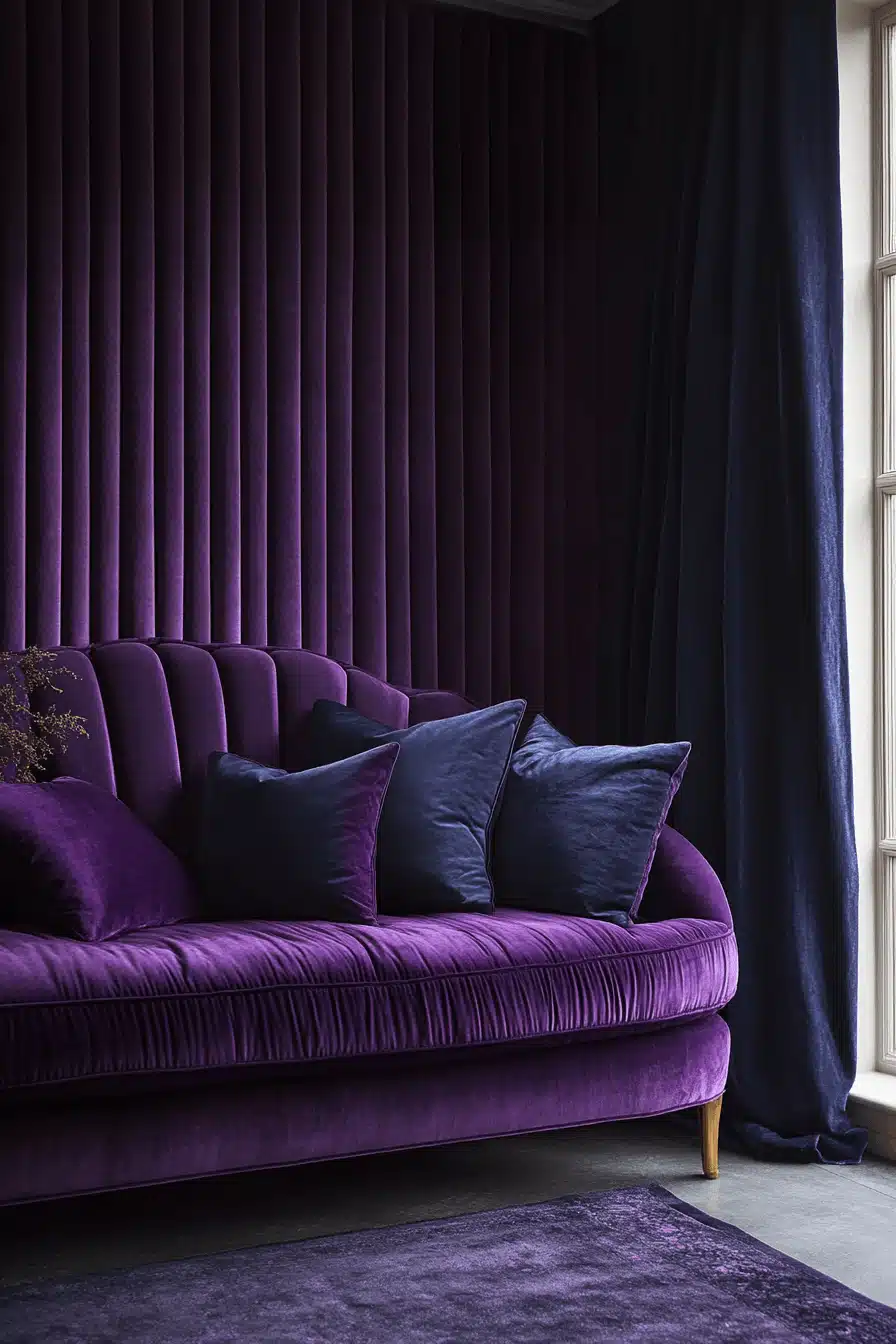 velvet cozy bedroom ideas