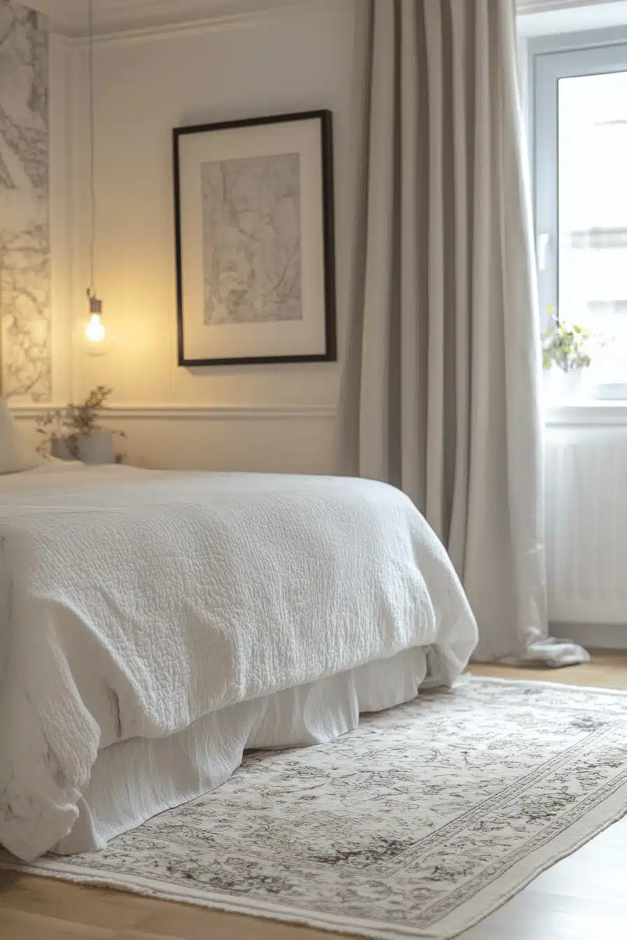 stone inspired cozy bedroom ideas