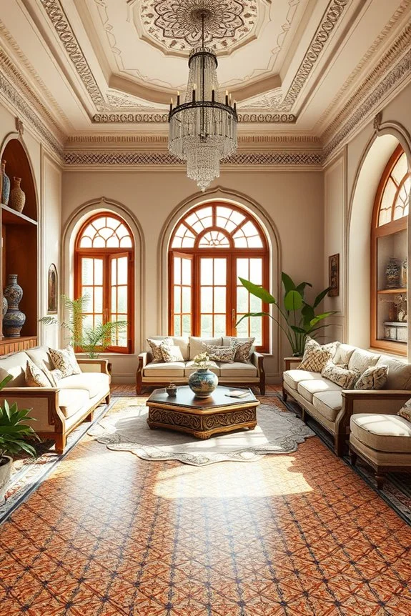 Intricate mosaic designs