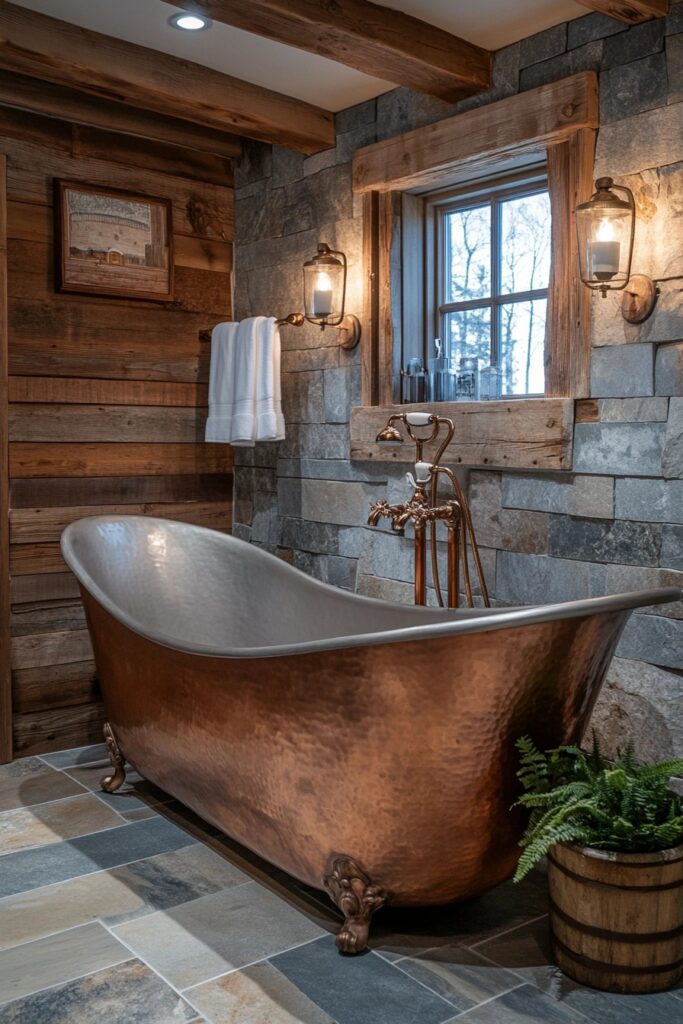 Rustic Bathroom Luxury