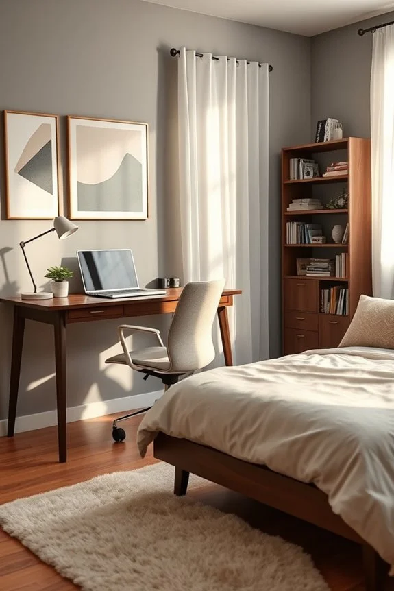 stylish productive home office