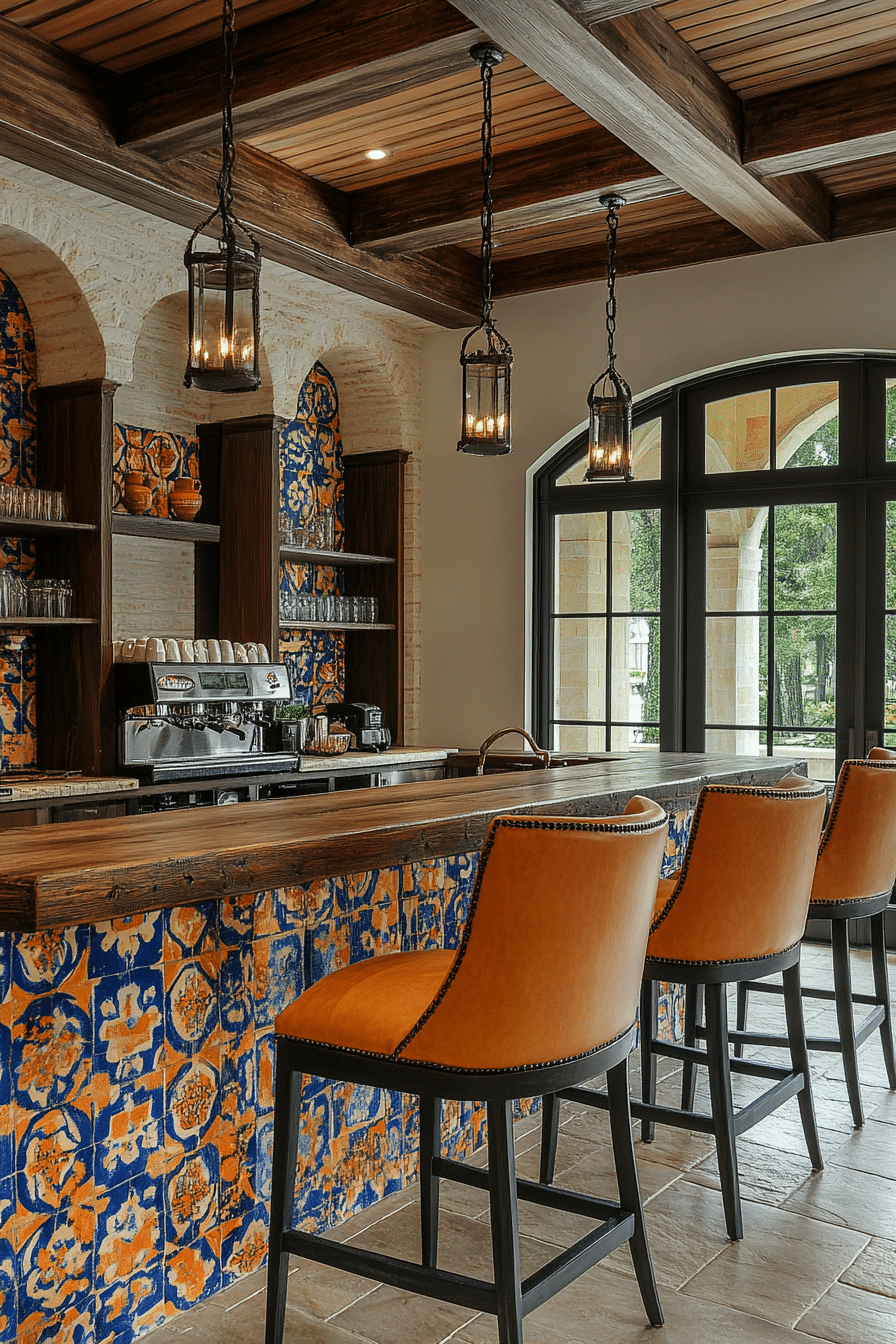 Mediterranean coffee bar