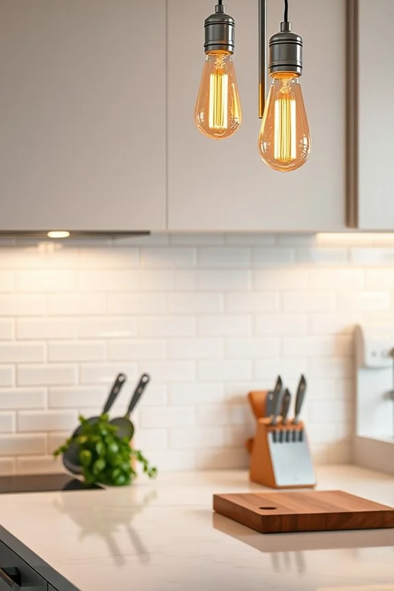 vintage charm kitchen lighting
