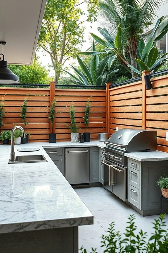 stylish privacy for outdoors