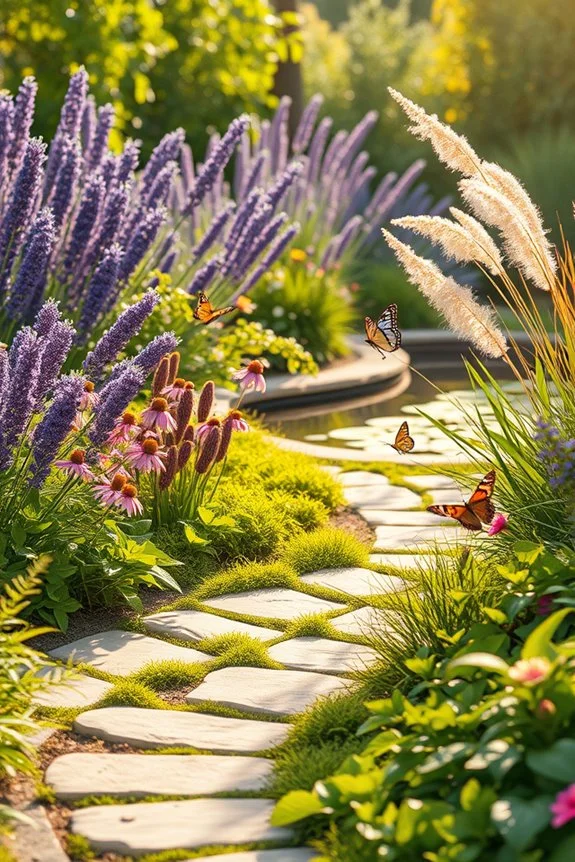 butterfly-friendly garden setup