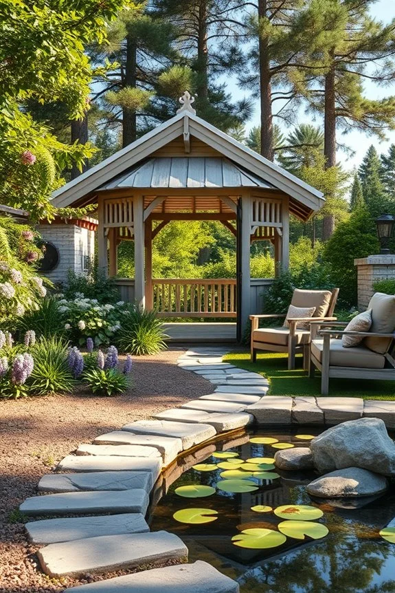 elegant outdoor gazebo retreat