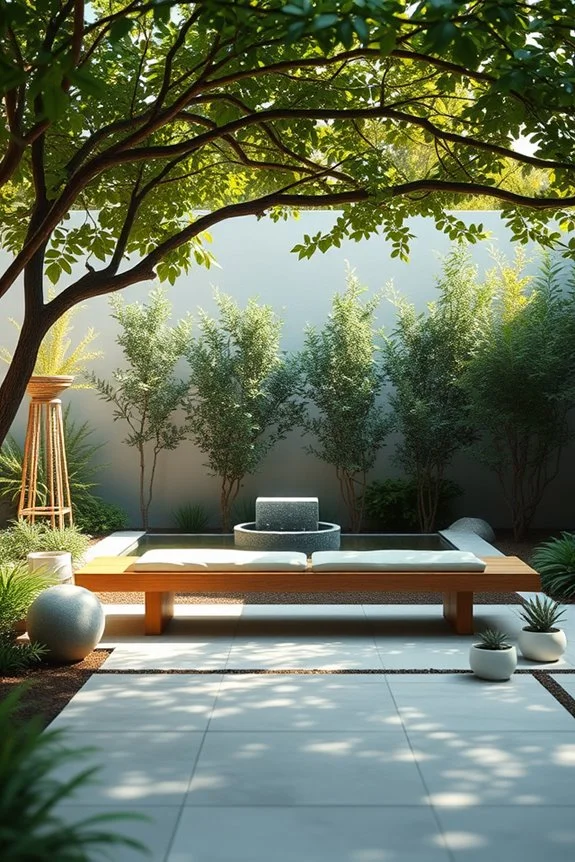 serene minimalist zen nook
