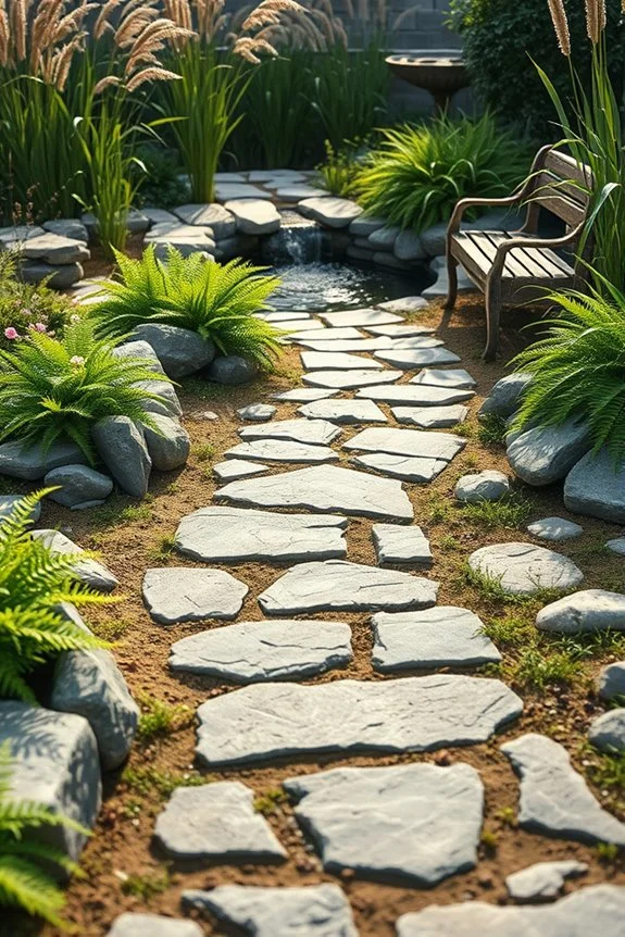 rustic stone walkways