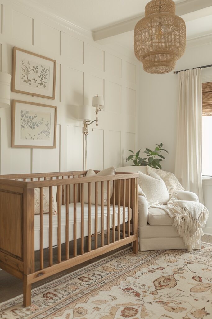 Contemporary Boho Baby Room