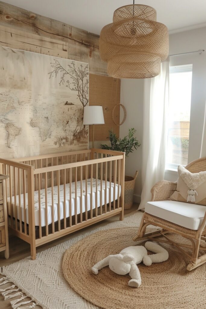 Serene Boho Zen Nursery