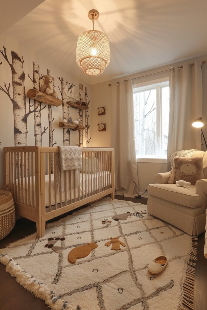 Rustic Bohemian Woodland Room