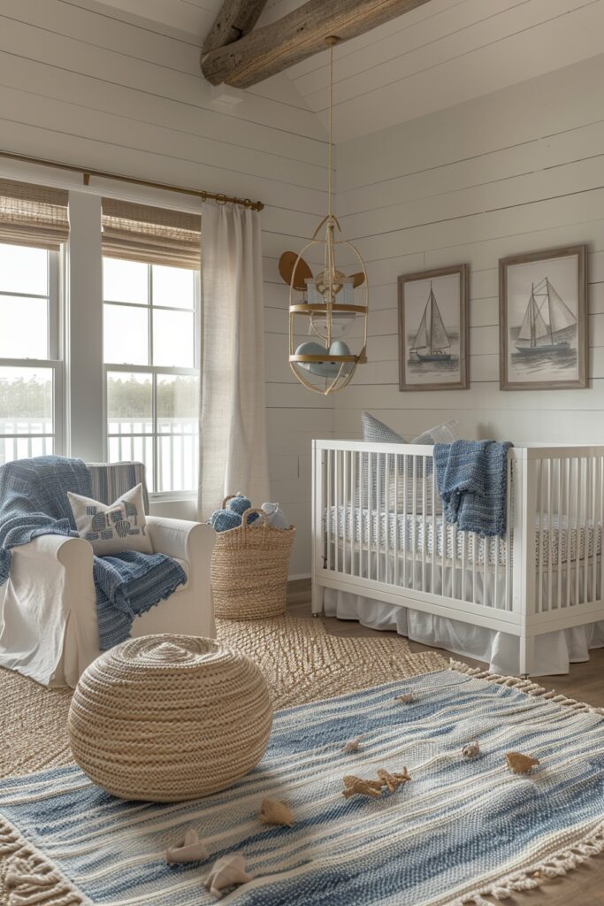Peaceful Boho Lakehouse Nursery