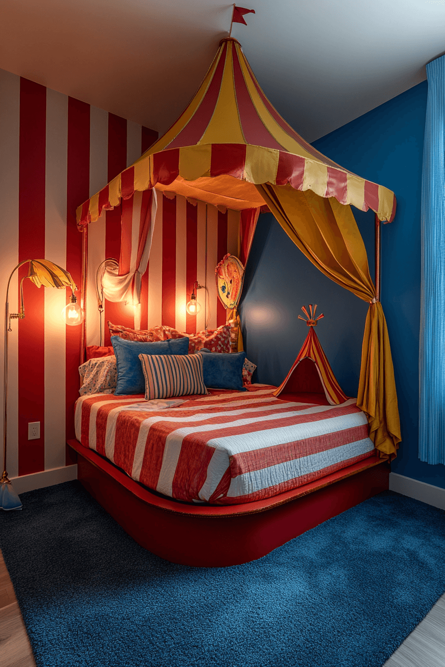 Circus themed kids playroom