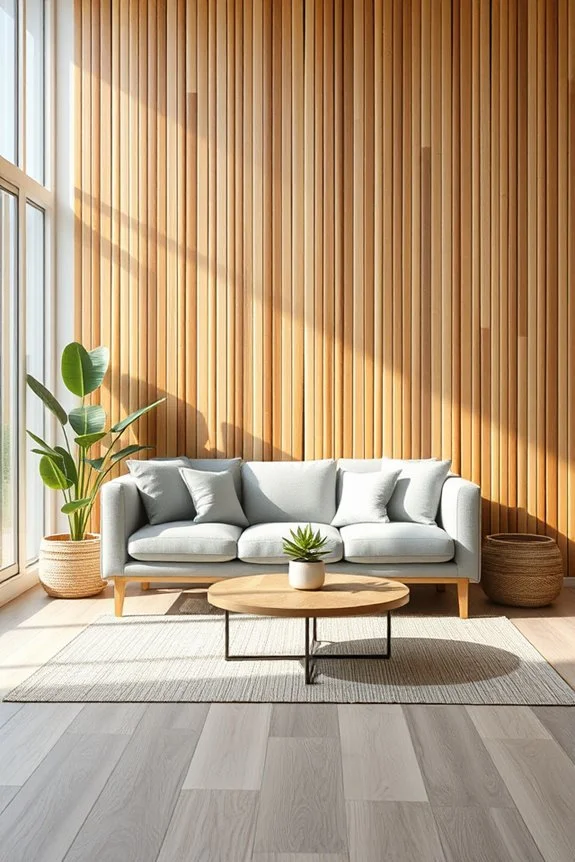 bamboo slat walls elegance