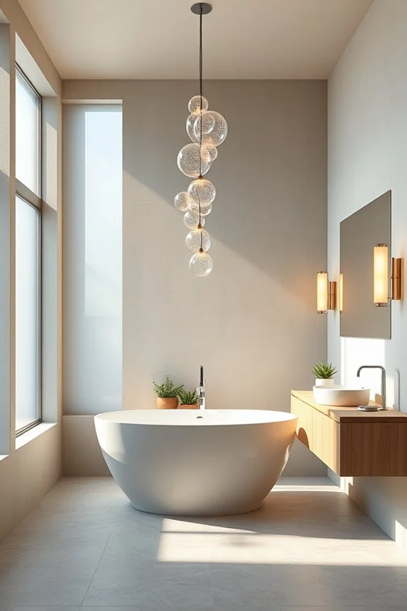 elegant bathroom lighting ideas