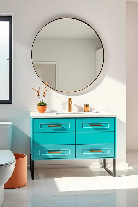 vibrant stylish bathroom vanities