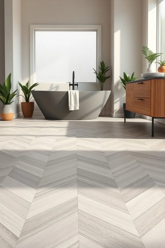 sophisticated safe low maintenance tiles