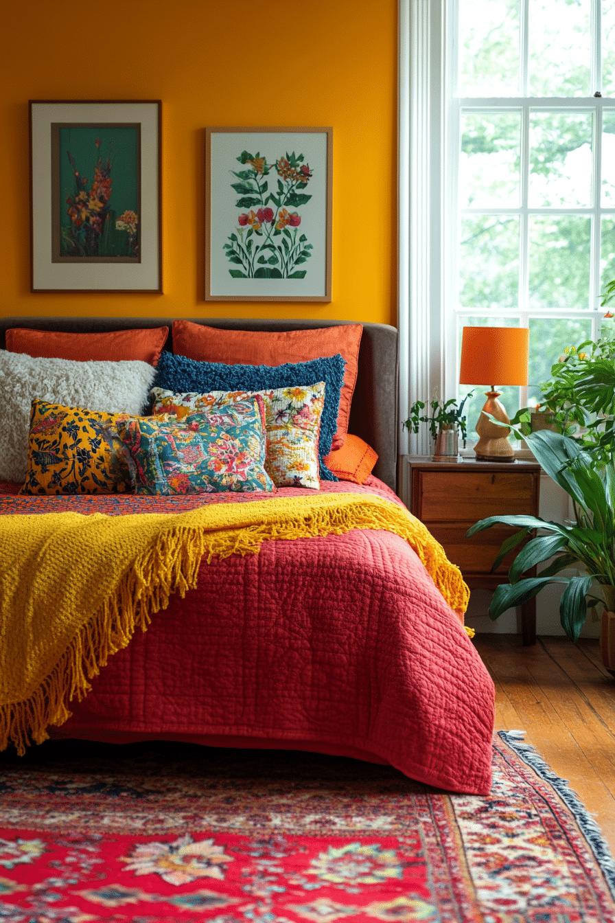 boho bedroom color palette ideas