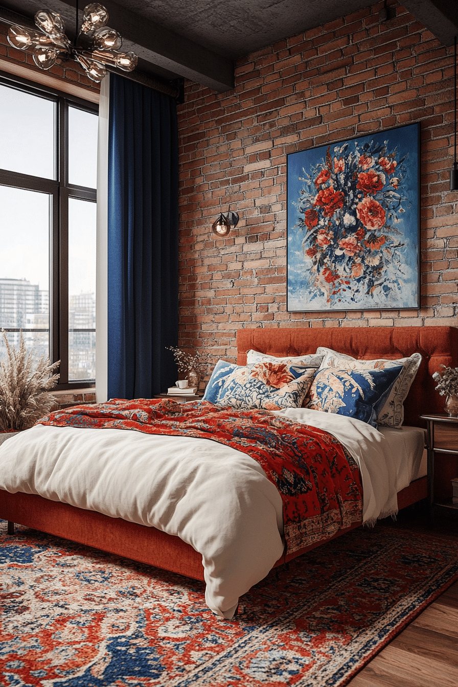 eclectic boho bedroom