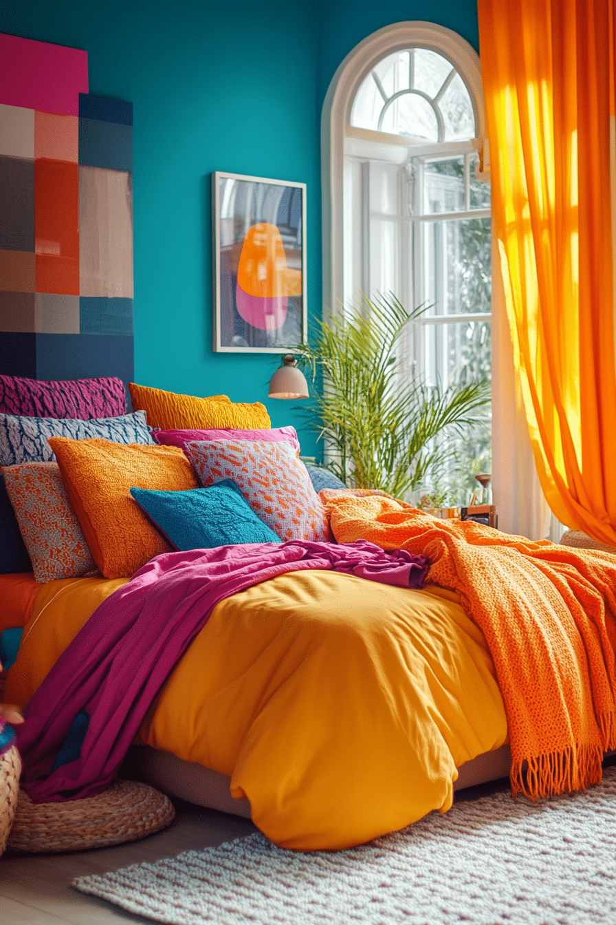 eclectic boho bedroom