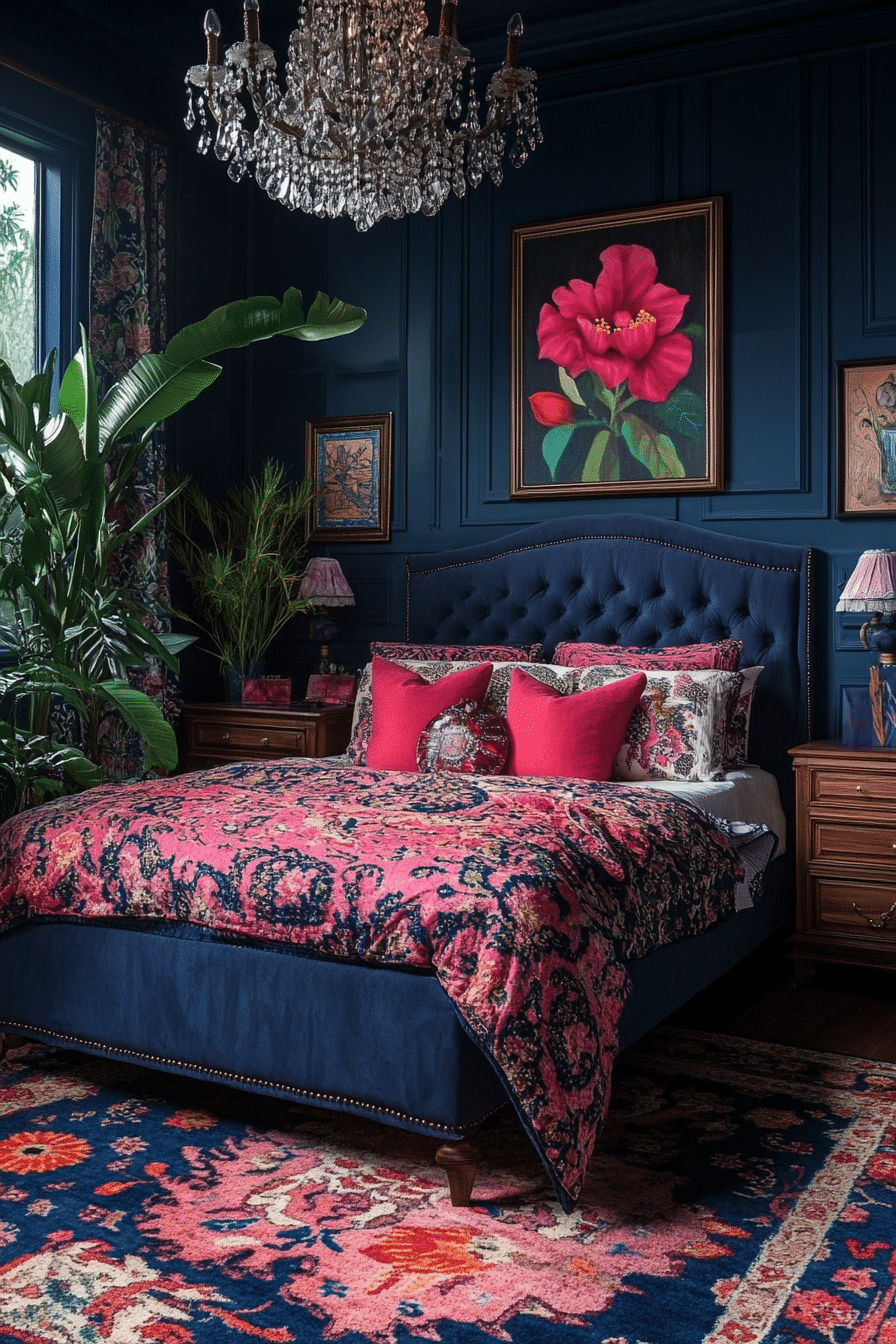 eclectic boho bedroom