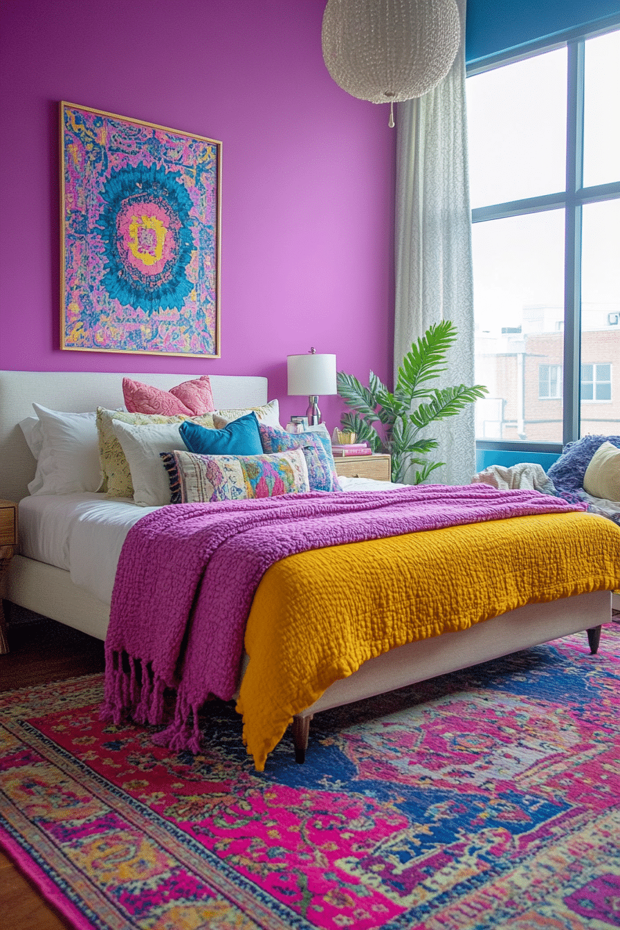 eclectic boho bedroom