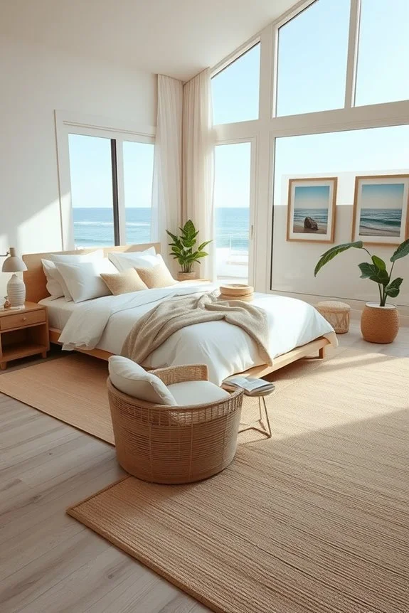 tranquil coastal bedroom retreat