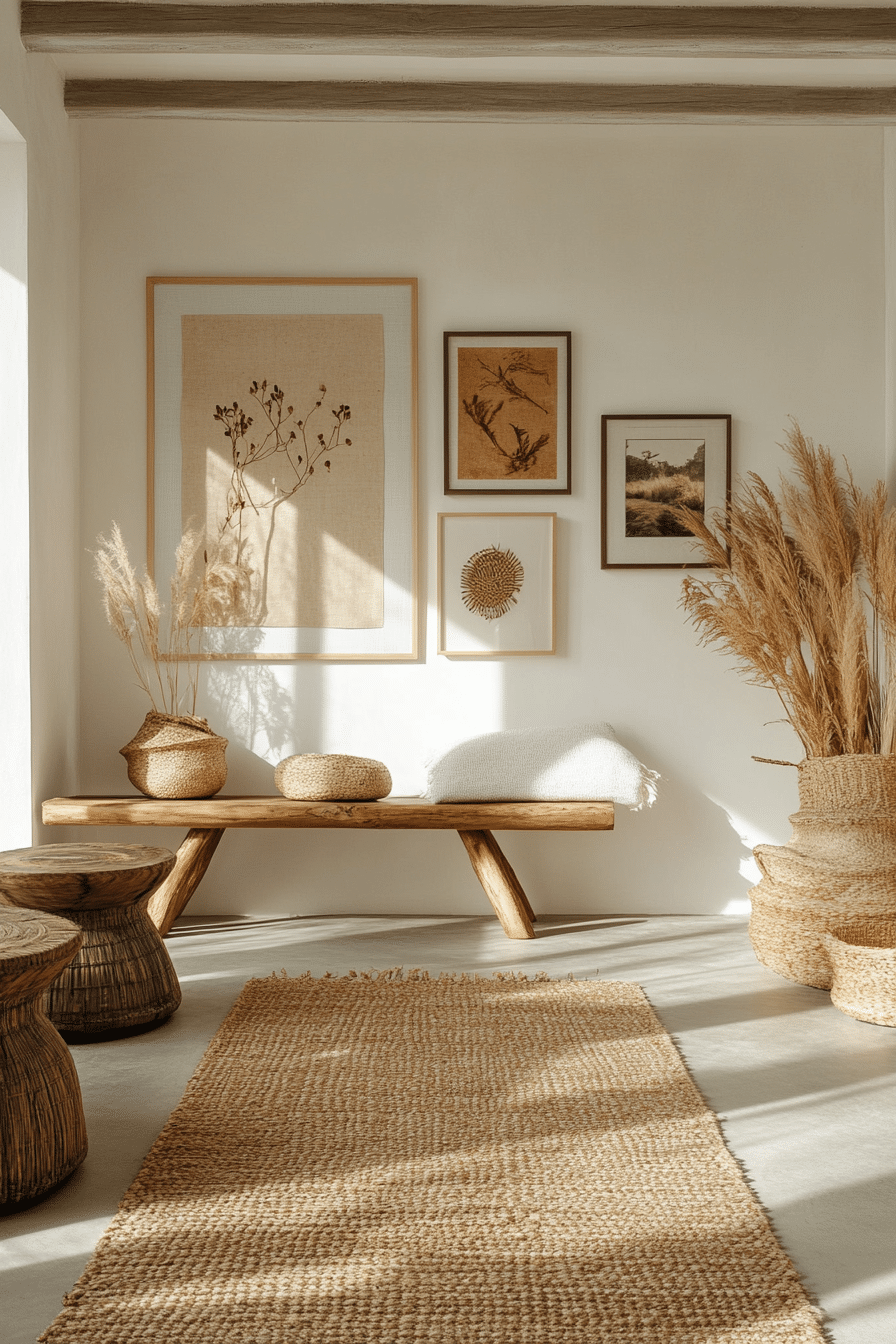 earthy boho decor