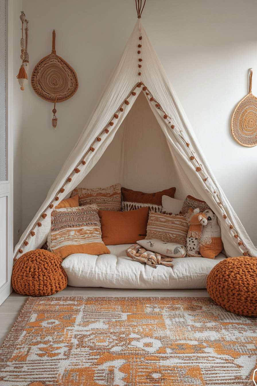 earthy boho decor
