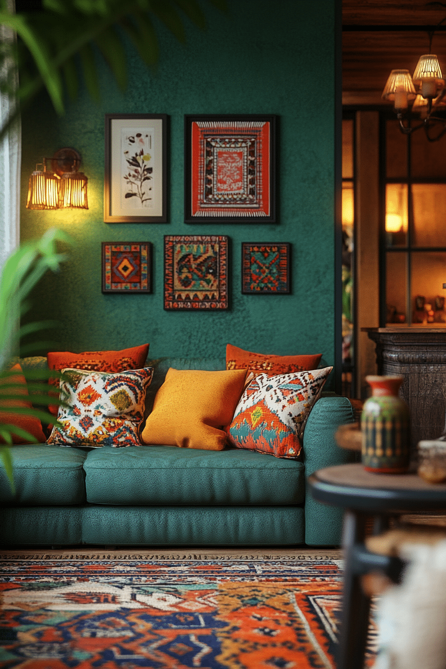 earthy boho decor