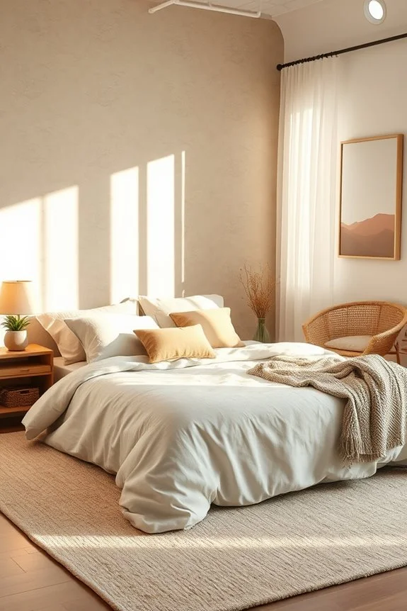 earthy neutral bedroom