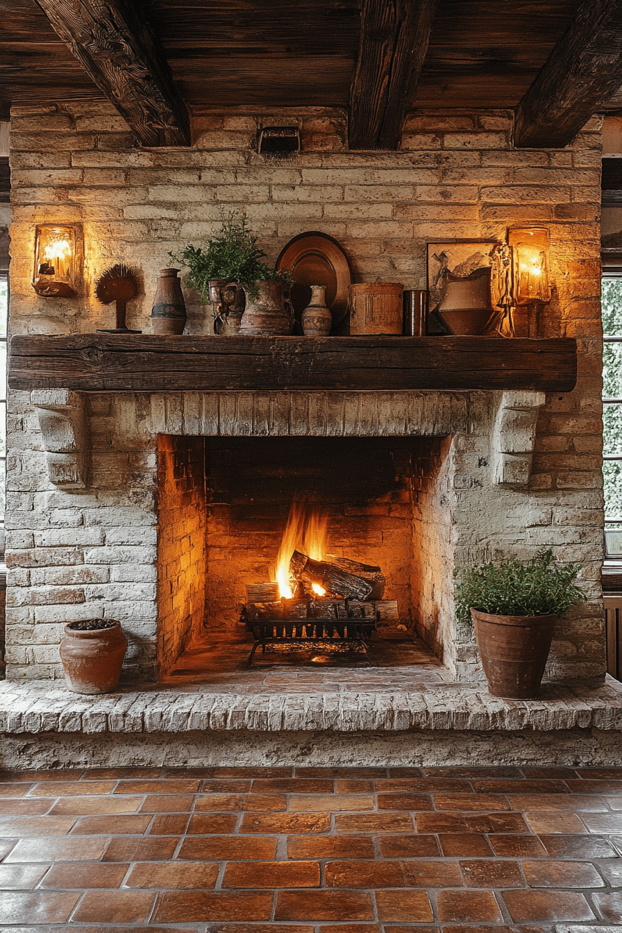 Farmhouse Fireplace