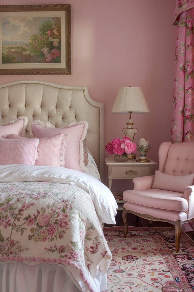 Inviting Pink Guest Bedrooms