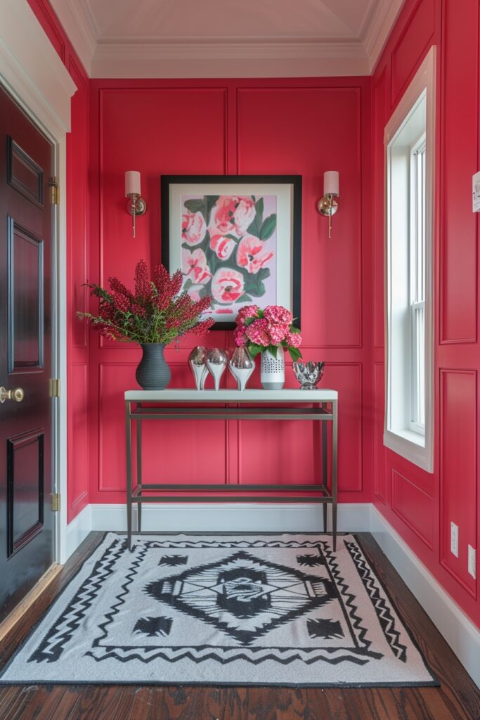 Bright Pink Entryways