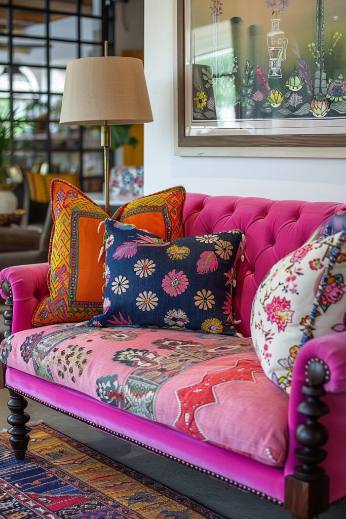 Eclectic Pink Lounges
