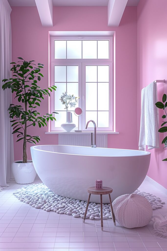 Zen Pink Bathrooms