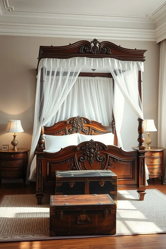 charming vintage canopy beds