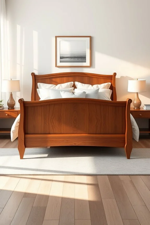 elegant curved bed designs