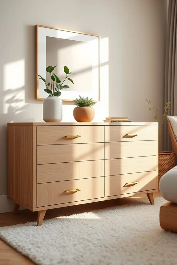 sleek modern dresser designs
