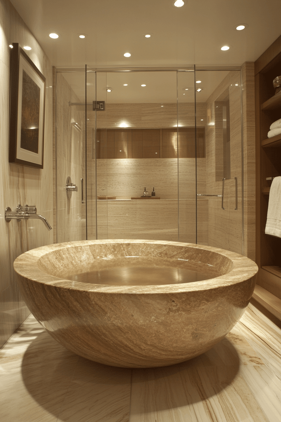 freestanding tub bathroom
