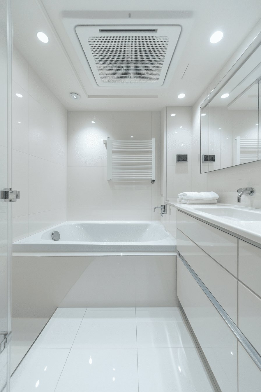 small contemporary bathroom