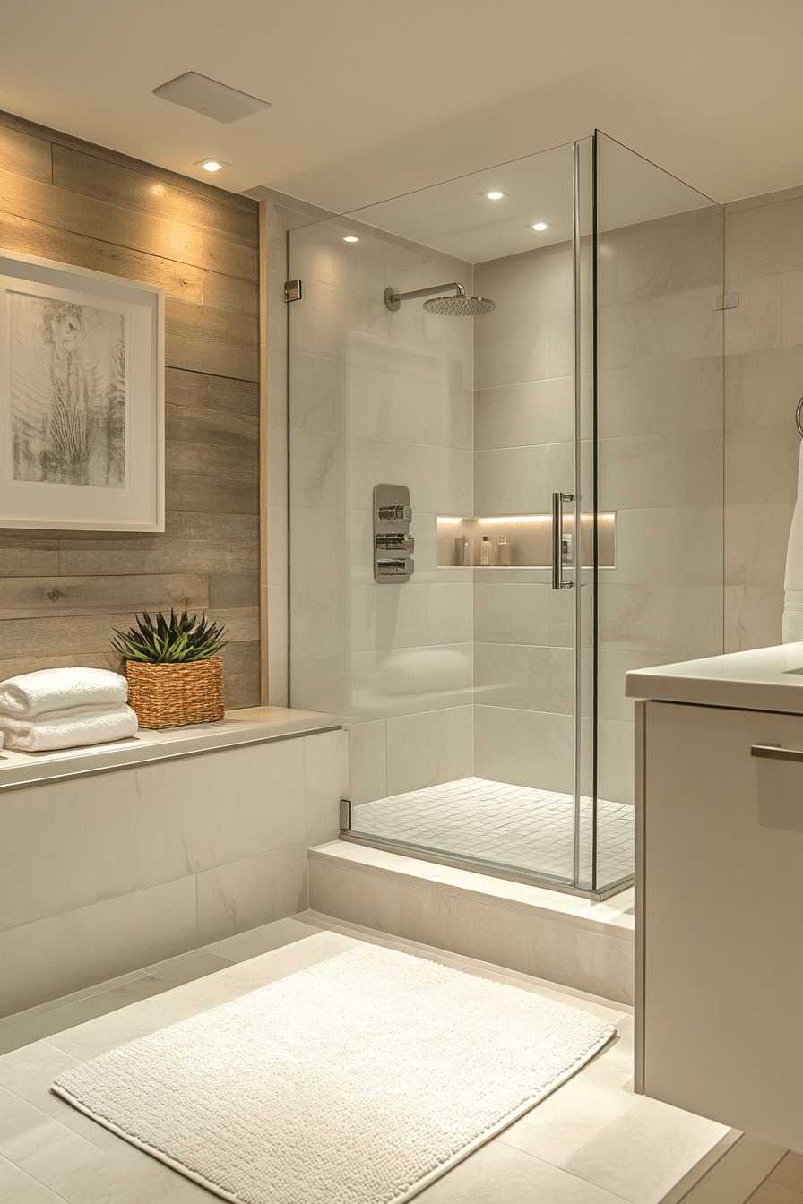 textured bathroom walls