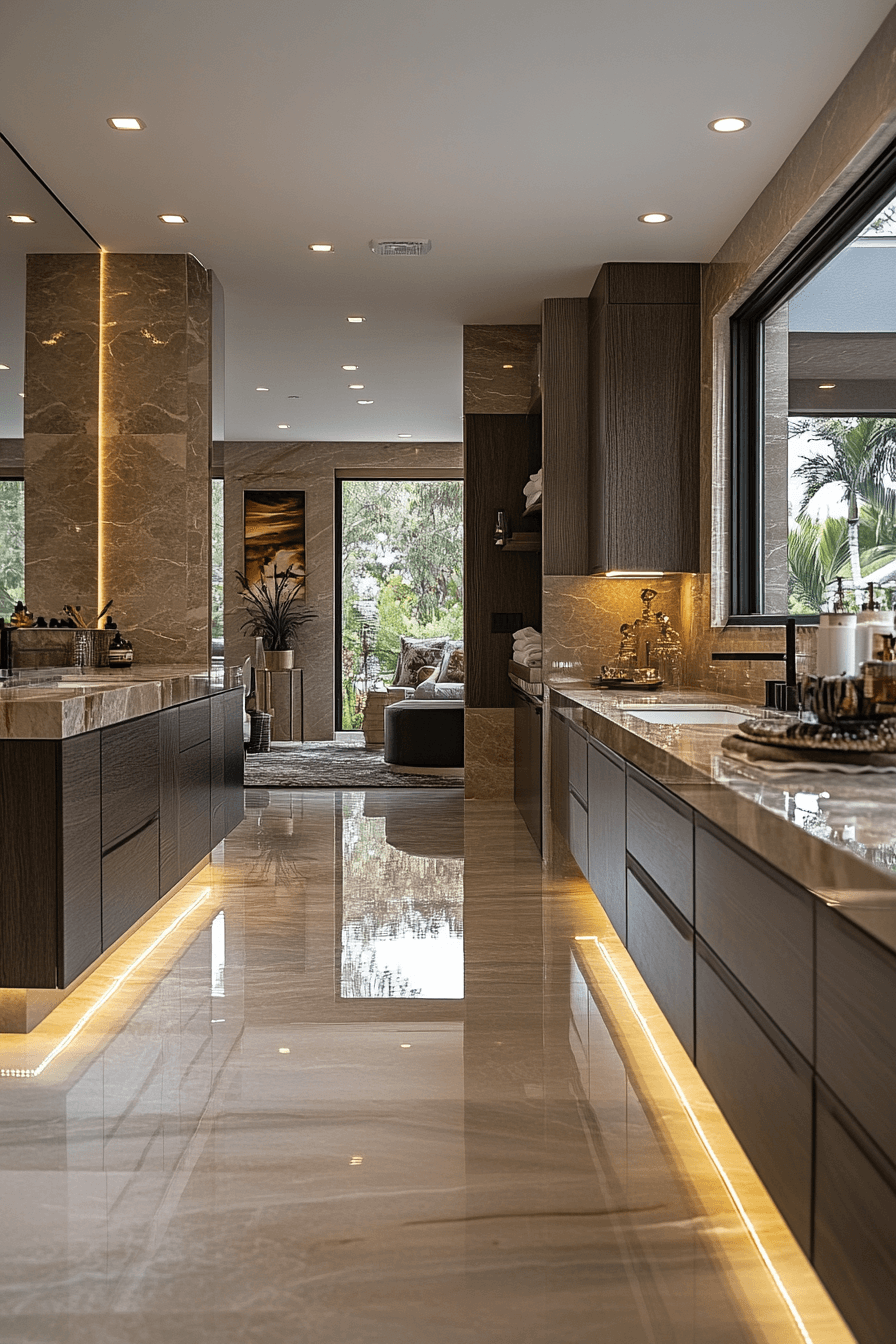 LED lighting bathroom