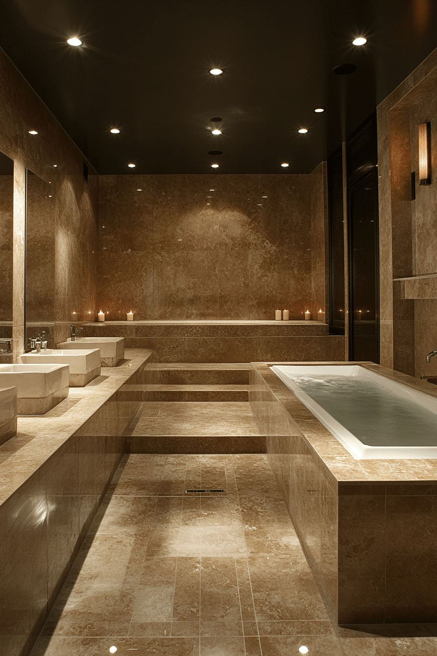 double sink vanity bathroom