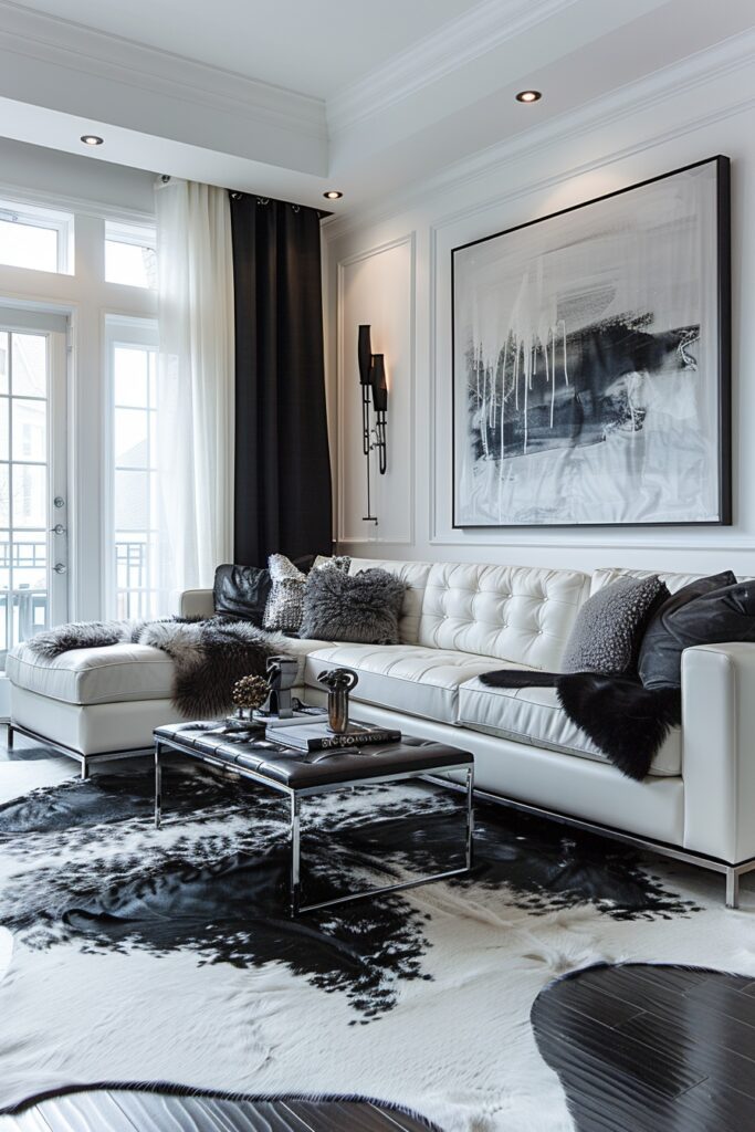 Monochrome Elegance with Texture