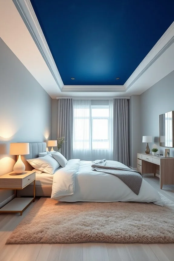 midnight blue ceiling