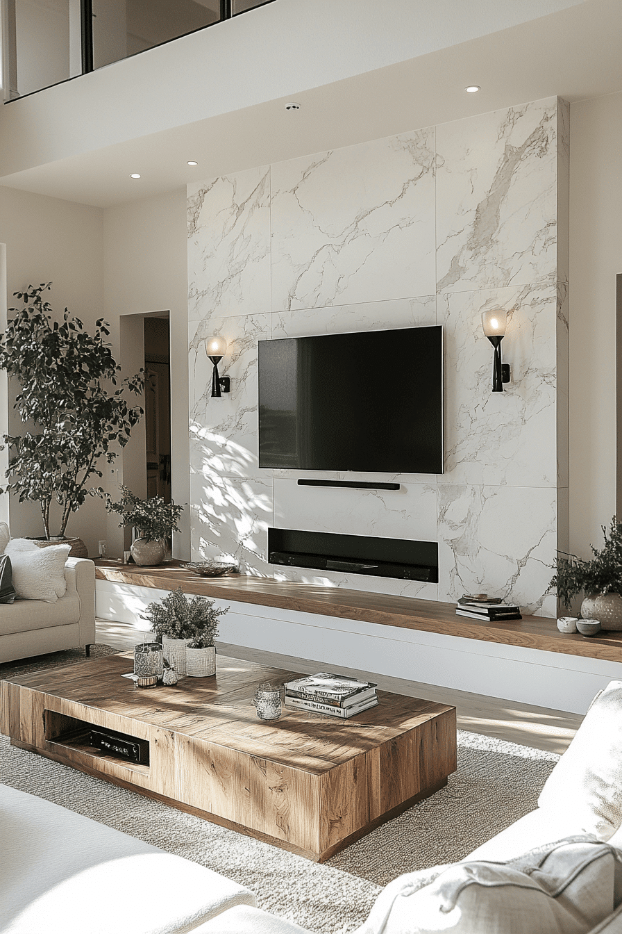 Modern minimalist house interior living rooms