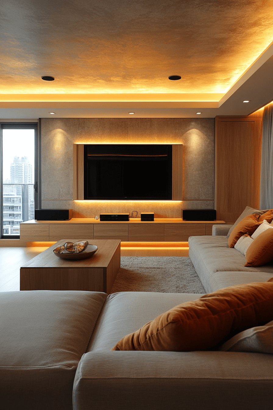 Modern minimalist house interior living rooms