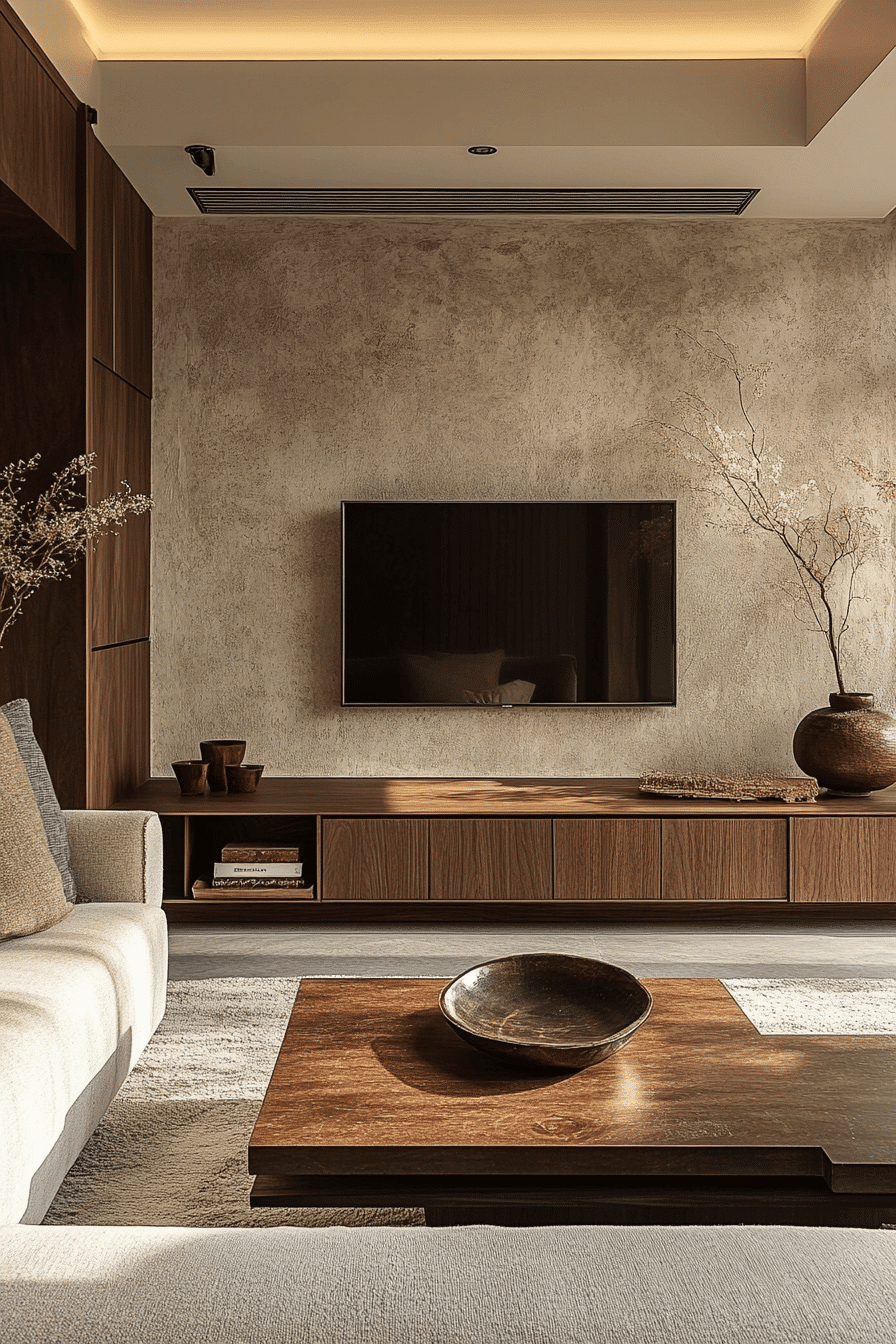 Modern minimalist house interior living rooms